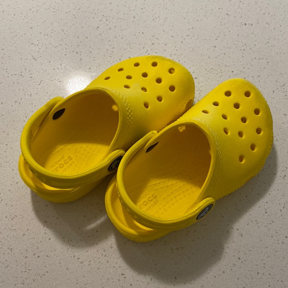 Toddler Crocs Yellow